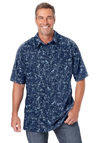 Navy Paisley