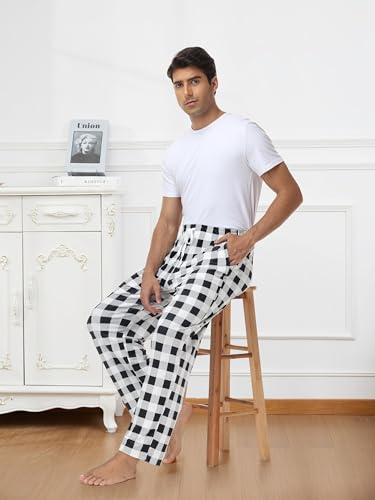 White Black Plaid