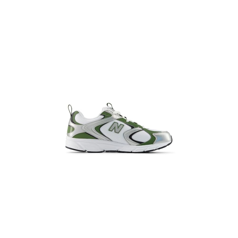 White/Silver Metallic/Utility Green