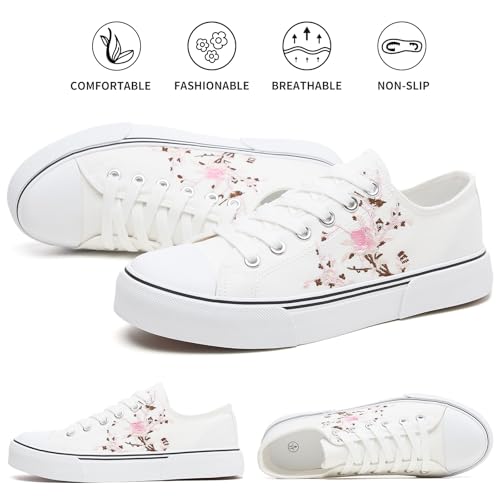 White Embroidery Flower