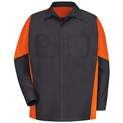 Charcoal/ Orange