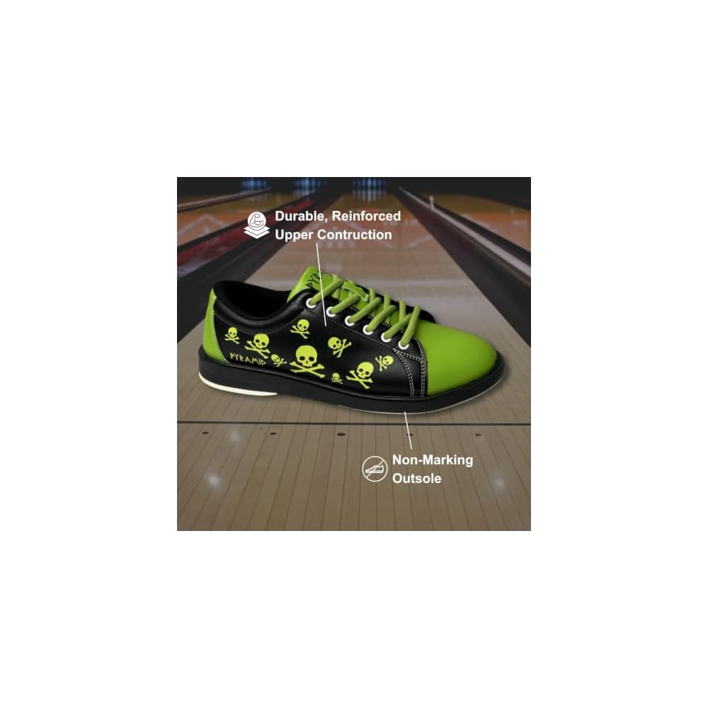 Skull Black/Lime Green