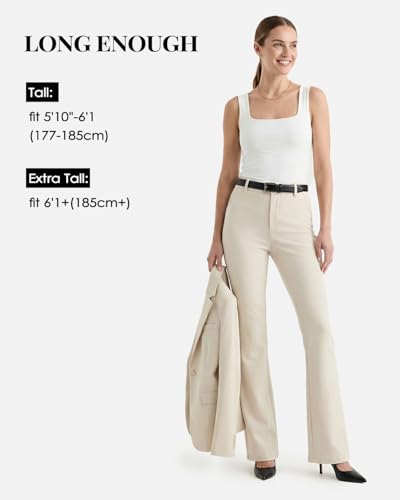 Beige-bootcut
