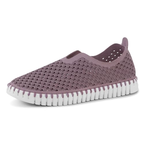 Mauve Shadows/White
