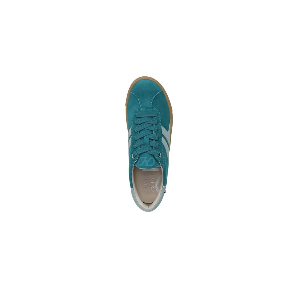 Teal Blue Suede/Leather