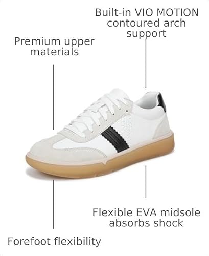 White/Black Leather