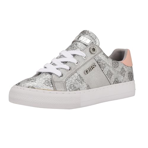 Silver/Pink Glitter Logo 099