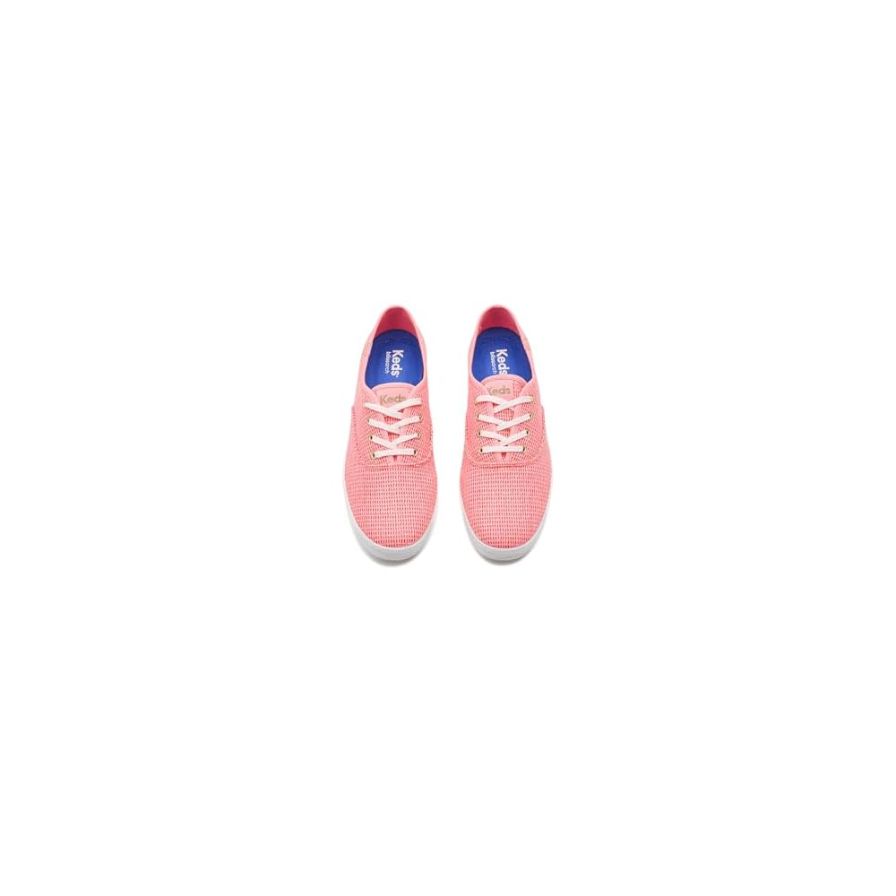 Neon Coral Cotton Mesh