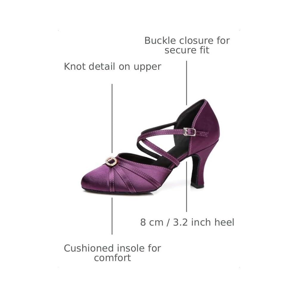 L117b Purple 8cm Heel