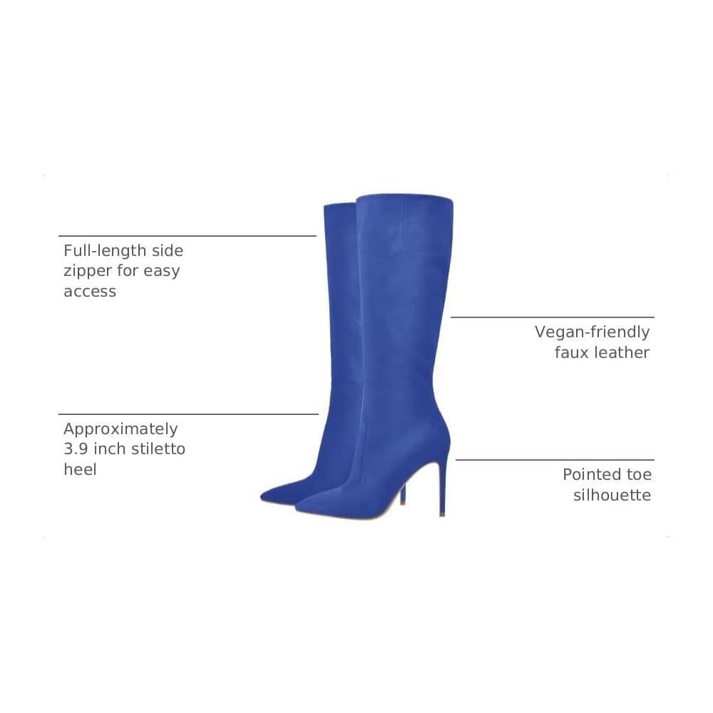 Faux Suede Blue