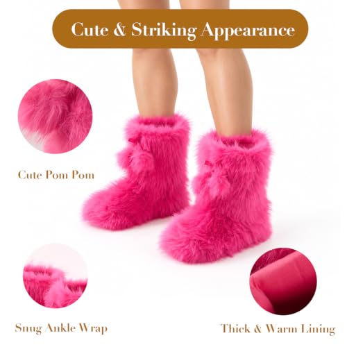 Hot Pink Fur Monster
