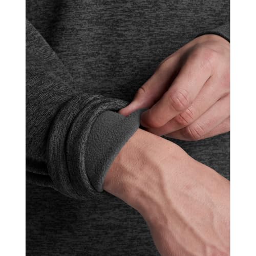 Under Armour Men's Armour Fleece Twist Quarter Zip, (026) Castlerock / / Black, XX-Large