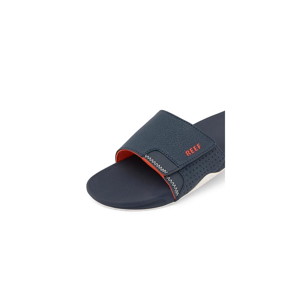 Navy/Orange/White