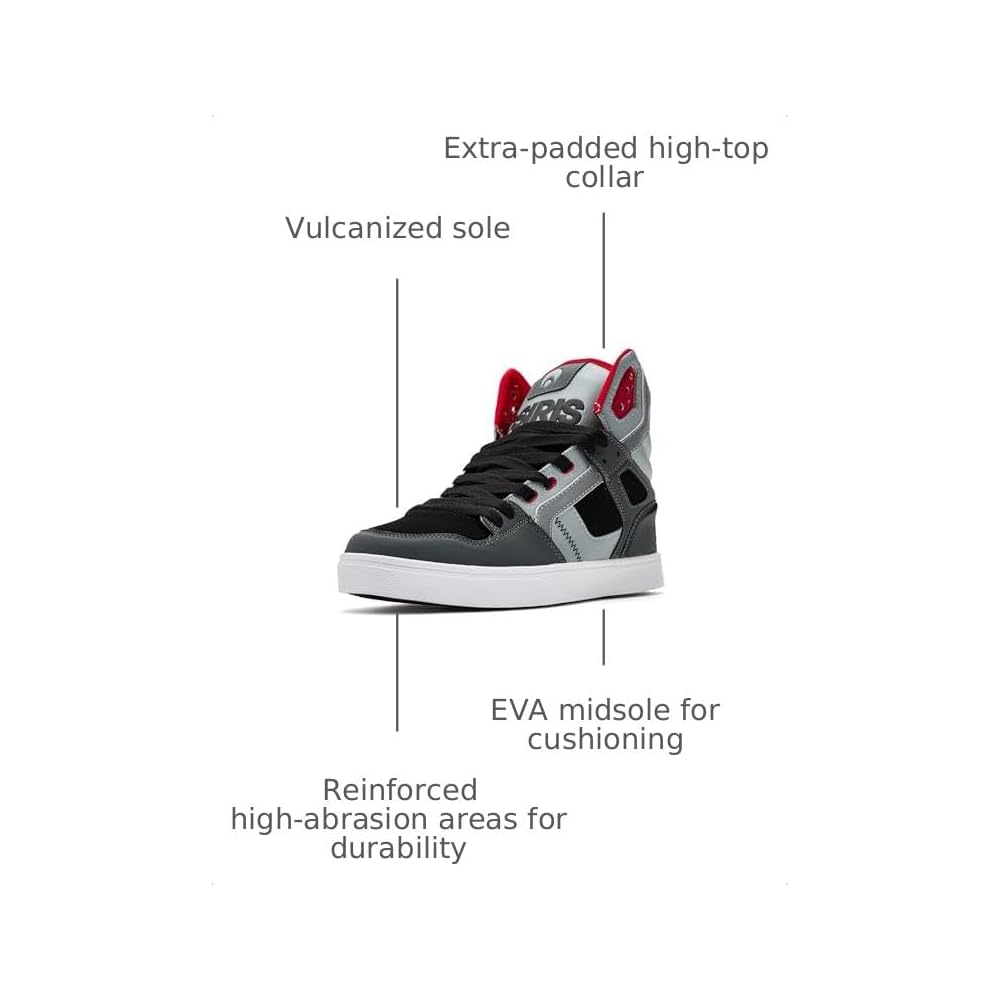 Black/Grey/Red