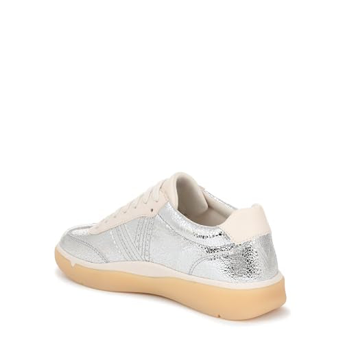 Silver Metallic Leather
