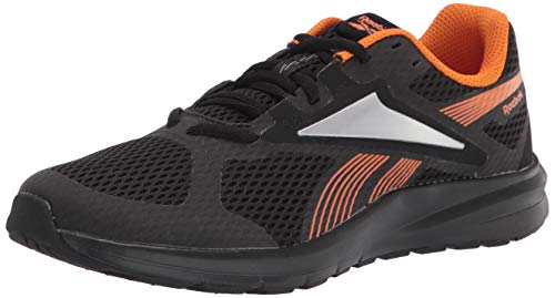 Black/High Ghvis Orange/Silver Metallic