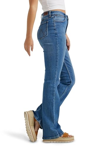Wrangler Women's High Rise Bold Boot Jean, Carolina, 10-34