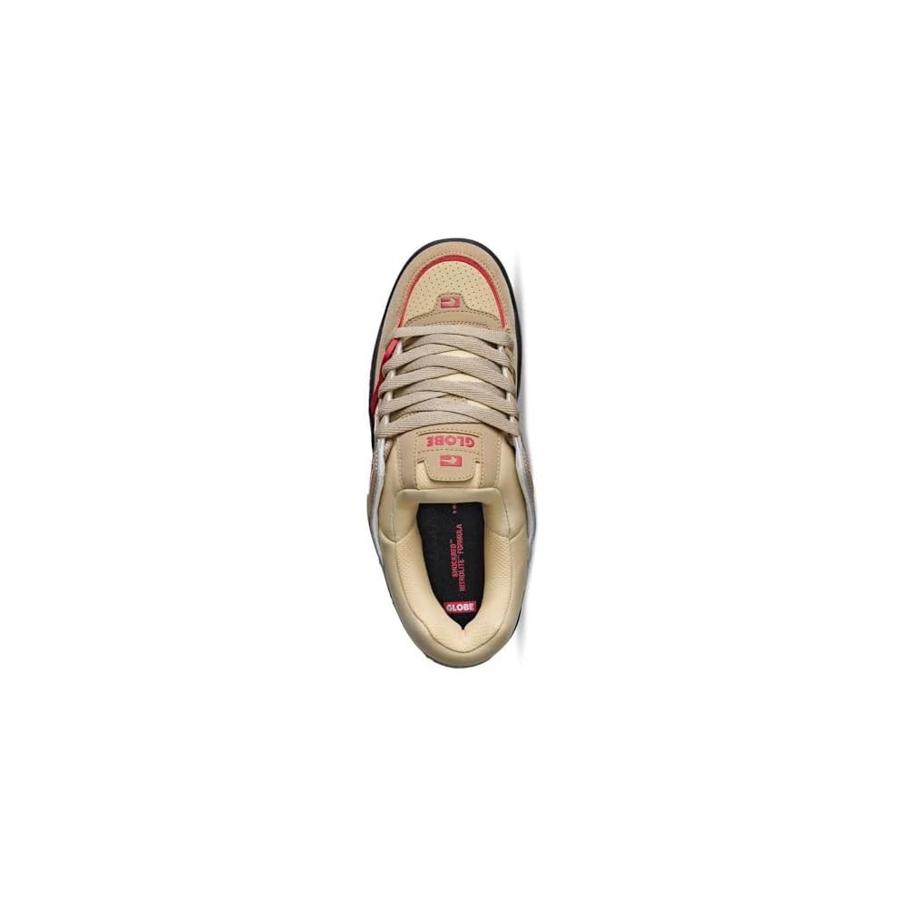 Khaki/Red