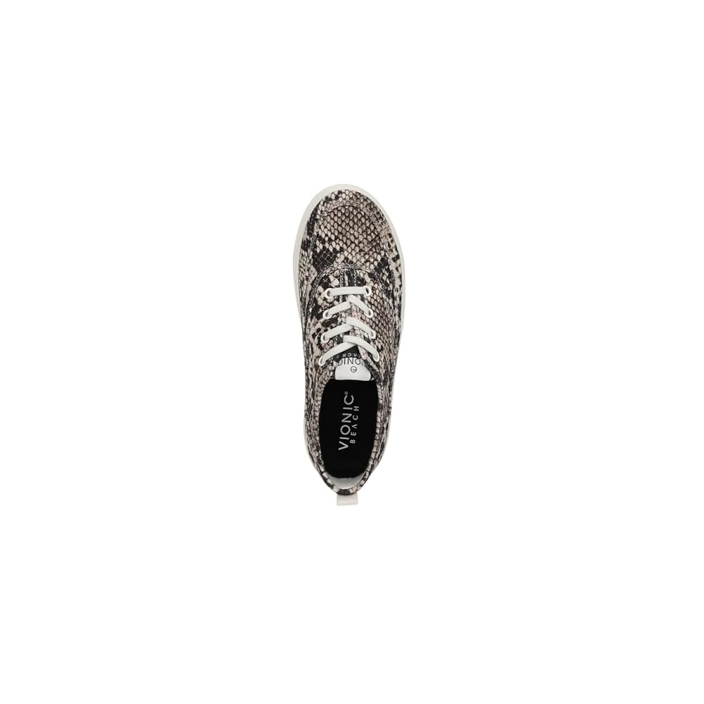 Ivory/Black Snake Canvas