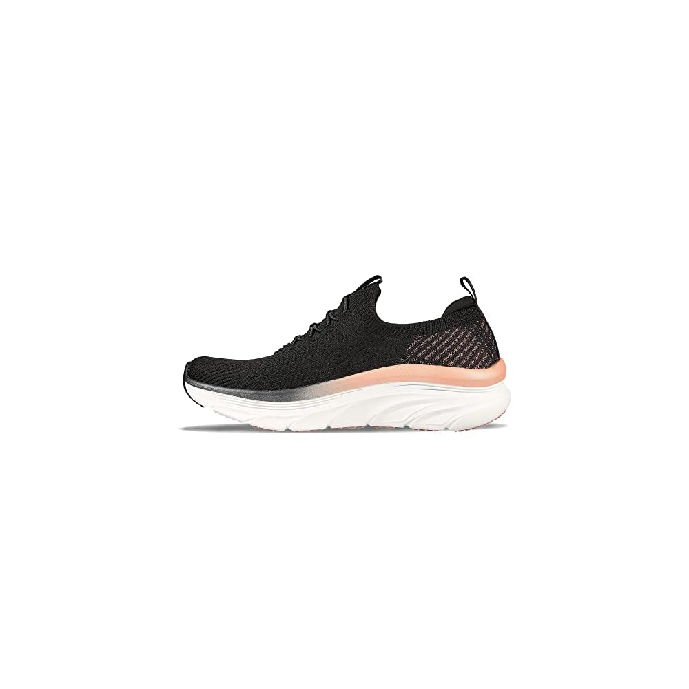 Black Knit Rose Gold Trim