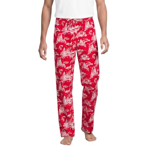 Red/Ivory Woodland Scene
