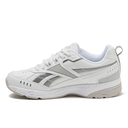 White/Metallic Silver/Grey