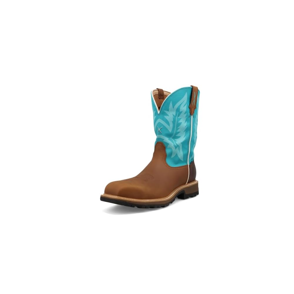 Saddle, Cognac, & Aqua Sky