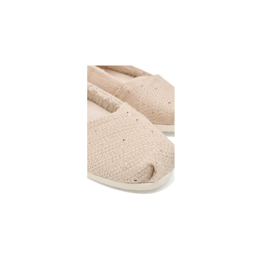 Oatmeal Sequin Herringbone/Faux Shearling