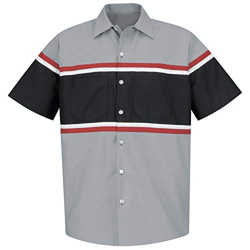 Greyblack With Redwhite