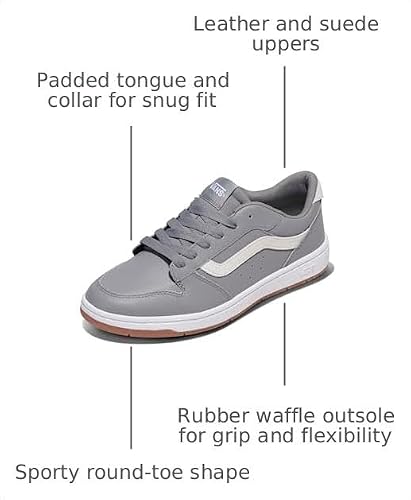 Leather Frost Gray/White