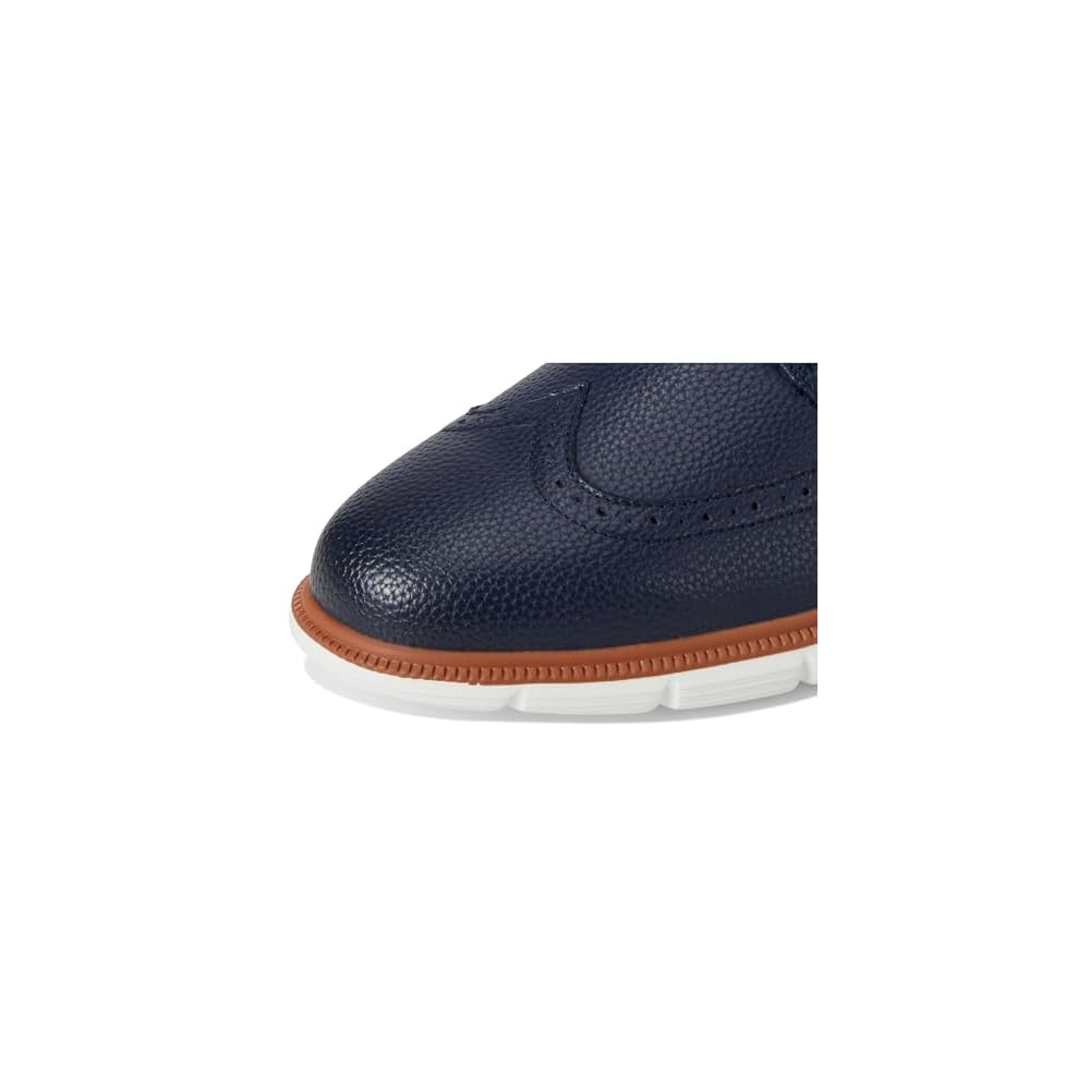 Navy Grainy Leather