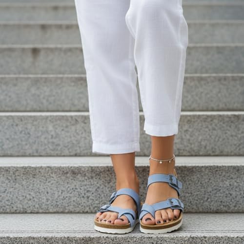 Blue Vegan Suede