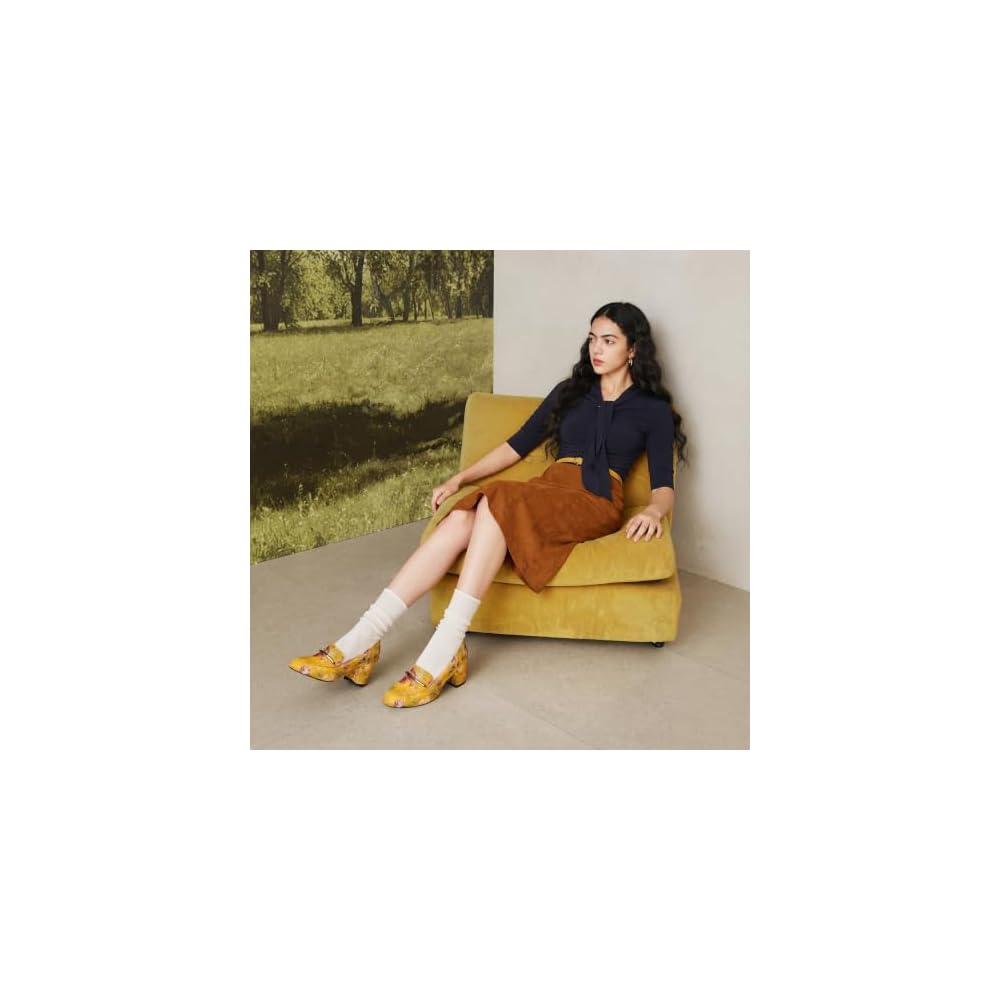 Embroidered Yellow