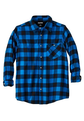 Bright Blue Buffalo Check