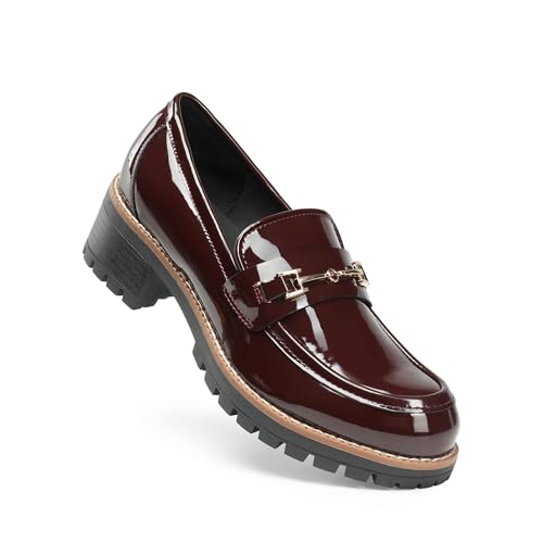 Burgundy-pat
