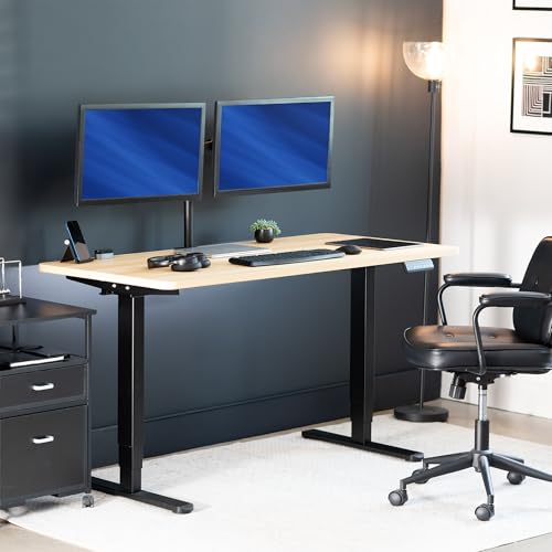 Light Wood Top / Black Frame