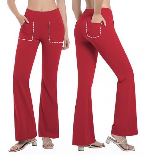 4 Pockets Work Pants_scarlet