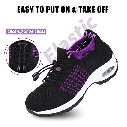 Black Purple-air Cushion
