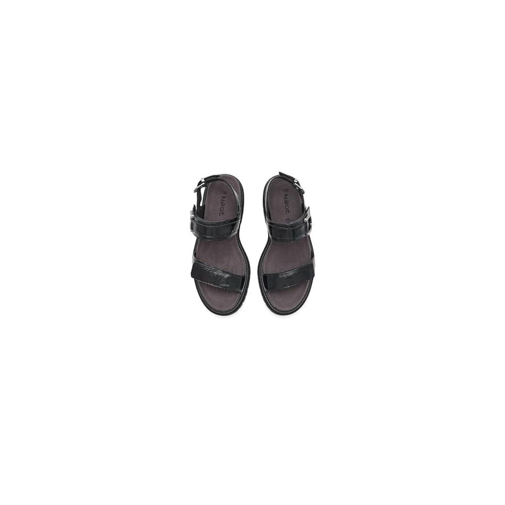 Black Crinkle Patent Leather