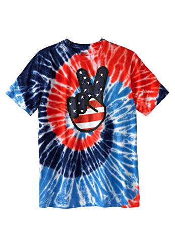 Americana Peace Tie Dye