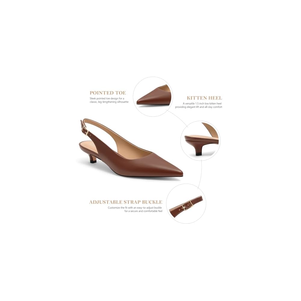Dark Brown-slingback