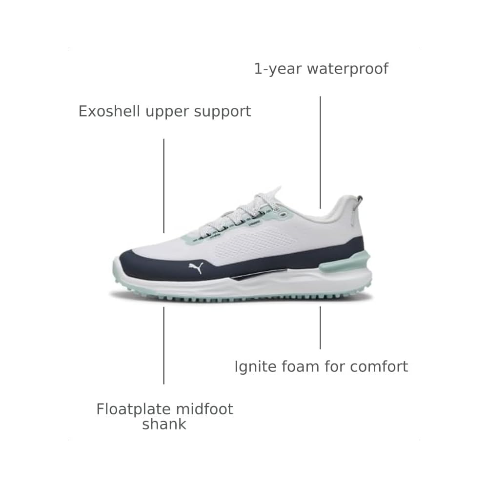 Puma White-deep Navy-modern Mint
