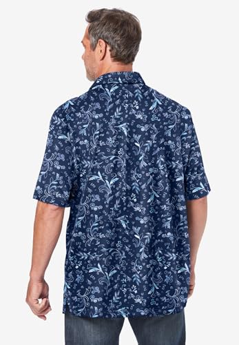 Navy Paisley