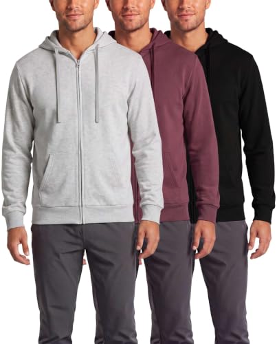 Solid Black, Solid Burgundy, Grey Heather