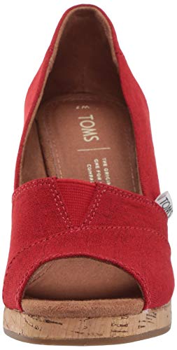 Red Crosshatch Jacquard