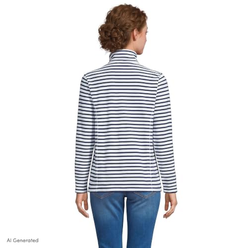 Crisp White/Navy Stripe/Red