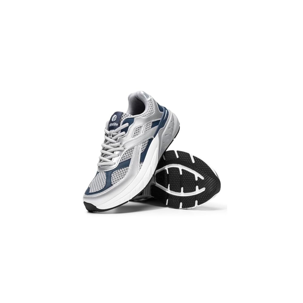 Silver/Navy