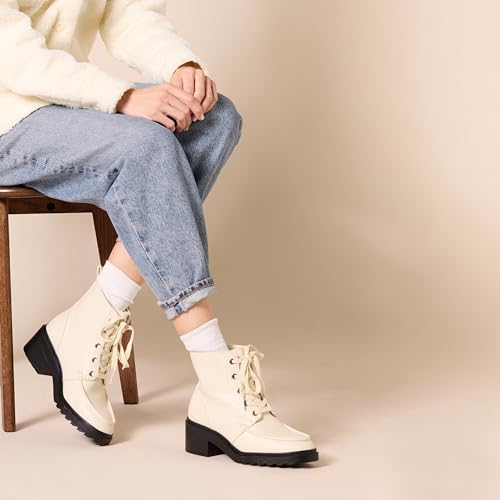 Ecru Faux Leather