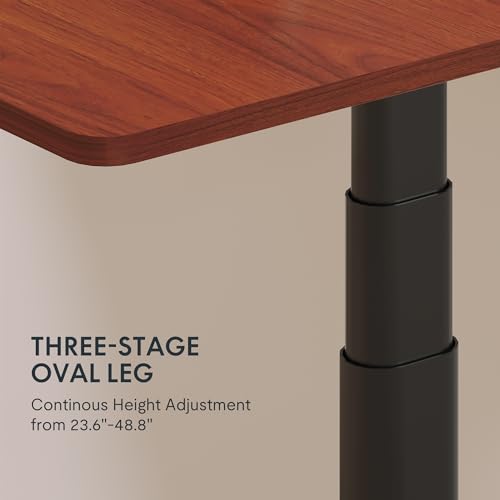 Black Frame + Mahogany Top