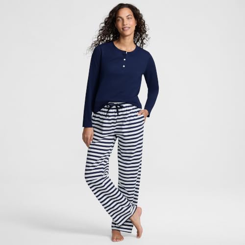 Deep Sea Navy Even Stripe
